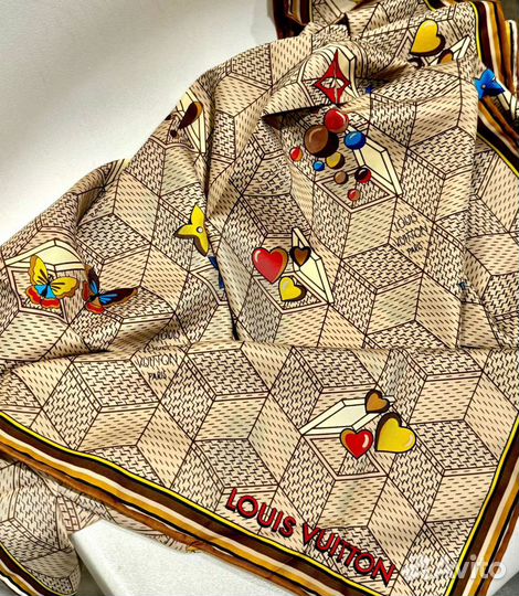 Платок шейный Louis Vuitton - / Ромбы