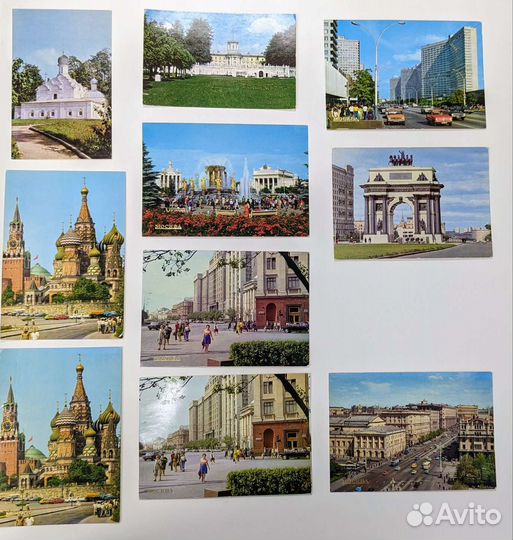 Набор советских открыток 'Москва' 1970-1980гг