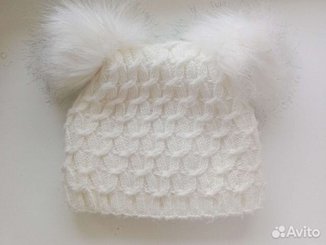 Шапка детская для девочки зимняя