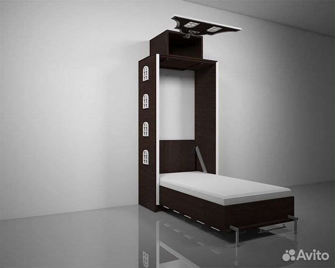 Подъемная откидная шкаф кровать домик детская Б-30