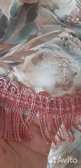 Шторы с ламбрекеном портьеры занавески с бахромой