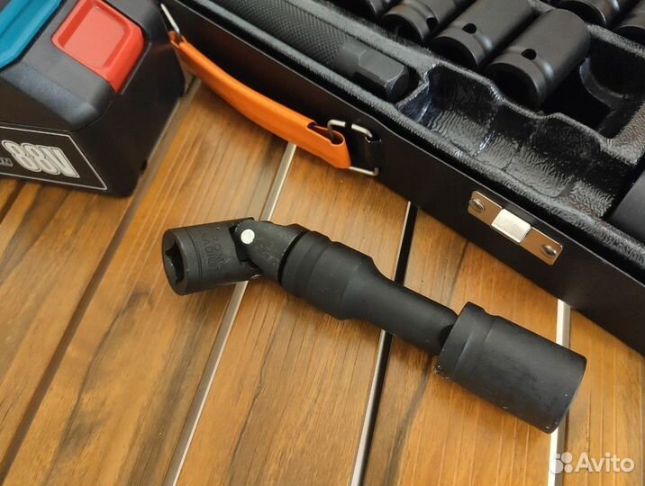 Набор ударных головок 8 - 24 мм с воротком