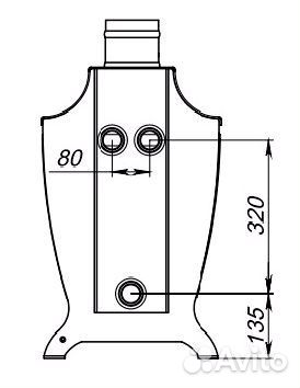 Печь камин Stoker 170 Aqua-C