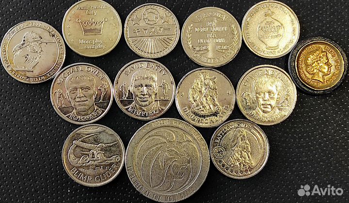 Иностранные жетоны с 1703 года по 2015