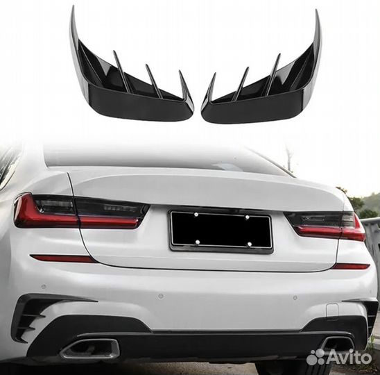 Жабры в задний бампер BMW G20