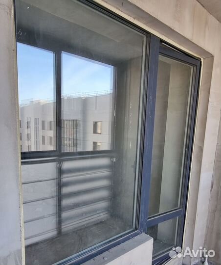 Алюминиевое окно, балконный блок, дверь балкона