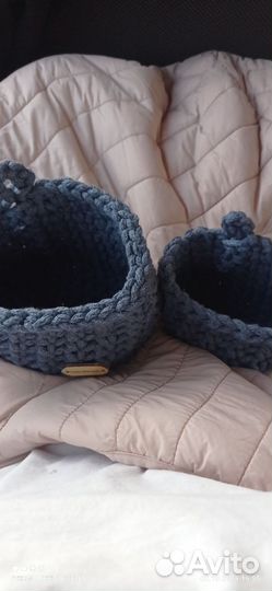 Сумка корзинка плетеная