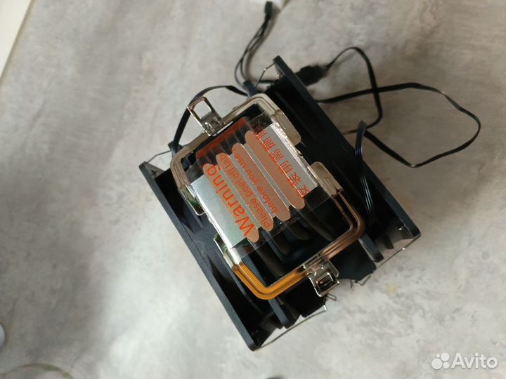 Кулер 120 4 трубки