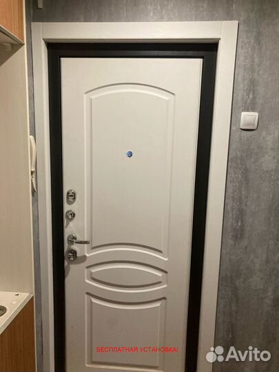Входная дверь в квартиру с установкой