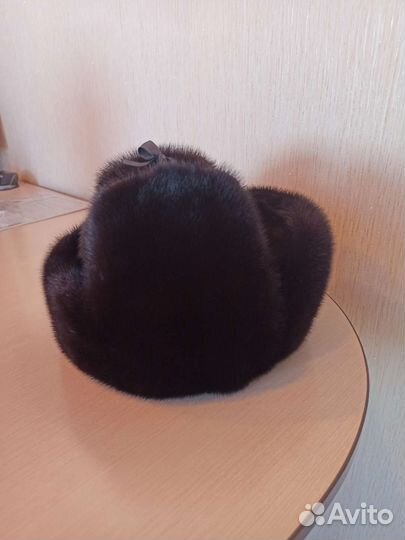 Норковая шапка ушанка