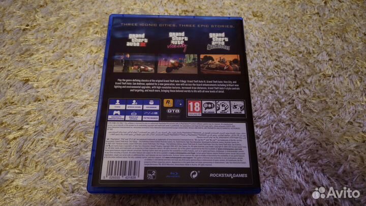 Gta trilogy definitive edition ps4