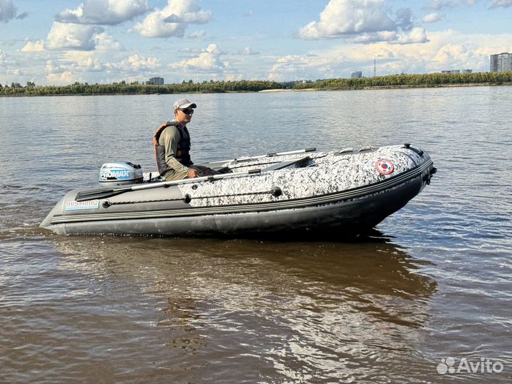 Лодка mishimo BIG floor DF FB 400 камо
