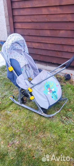 Санки коляска ника детям 7