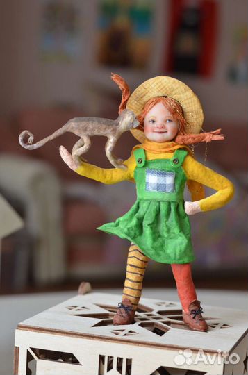 Ватные игрушки ручной работы