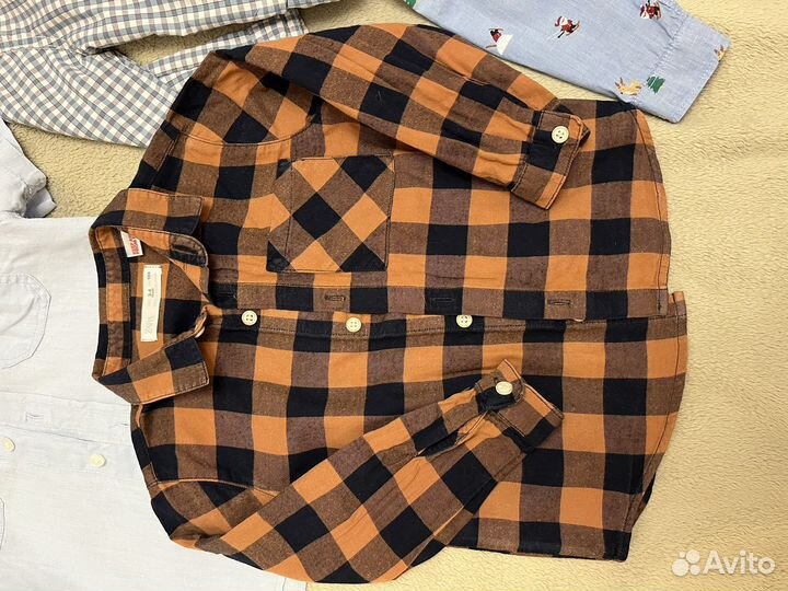 Рубашки для мальчика 6 штук 98 104