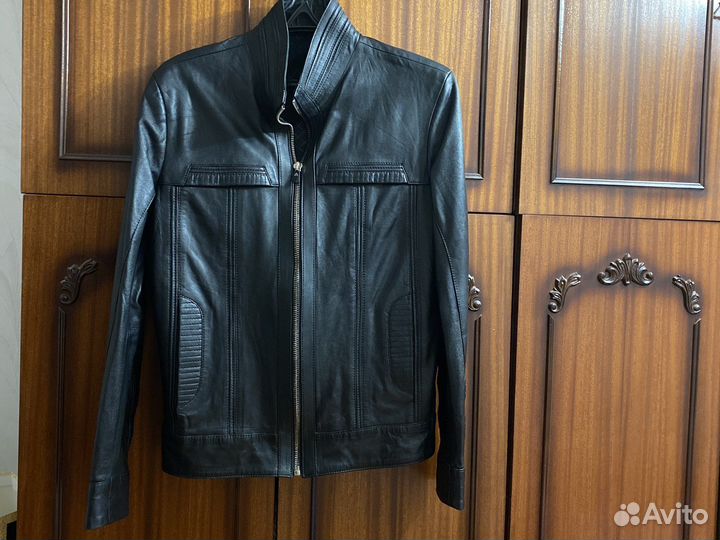 Кожаная куртка мужская
