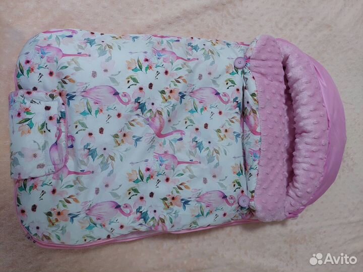 Конверт на выписку для девочки зима