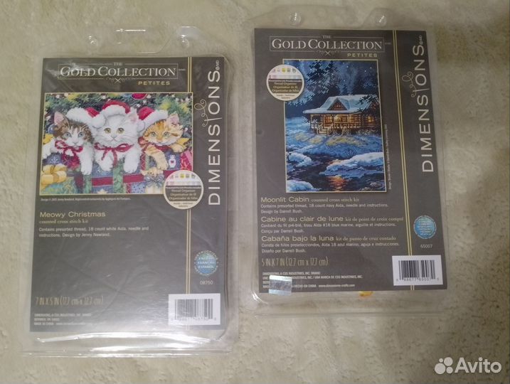 Наборы для вышивания крестиком фирмы дименшенс