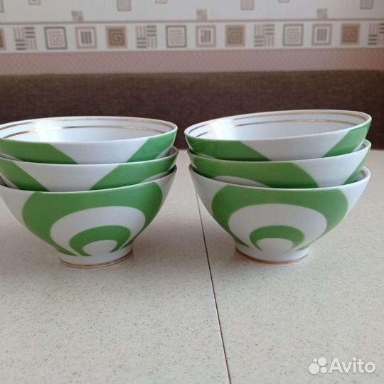 Сервизы чайные, посуда хрусталь