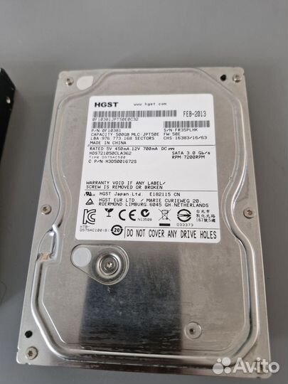 Жесткий диск в ассортименте Toshiba, hgst