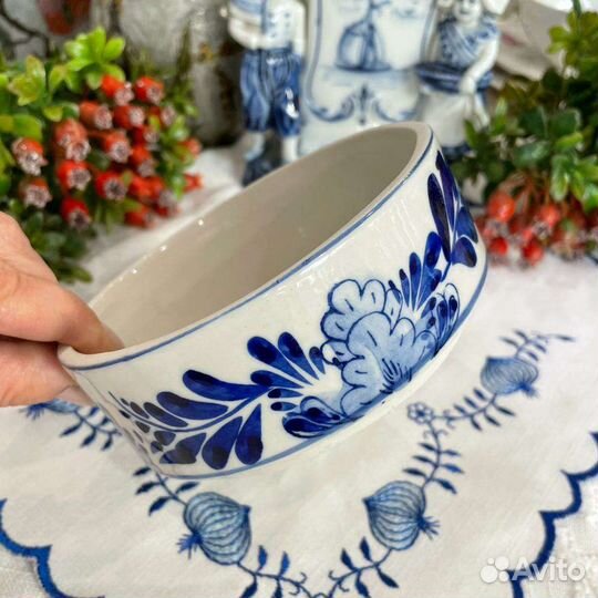 Салатник Delft blue Holland Винтаж