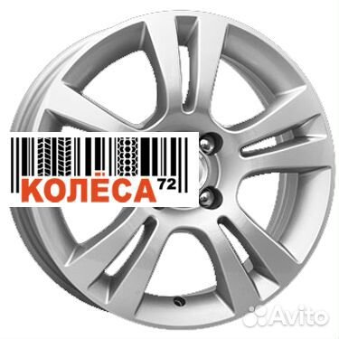 Кик кс445 6x15 4x100 ET50 Dia60.1 Сильвер