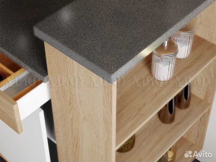 Кухня «Техно-5» 3,2*2,24 м