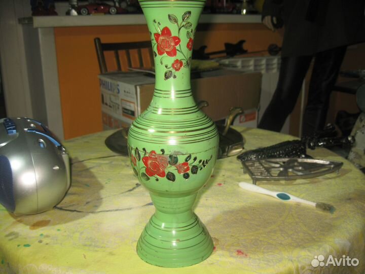 Ваза бронза 40см СССР индия