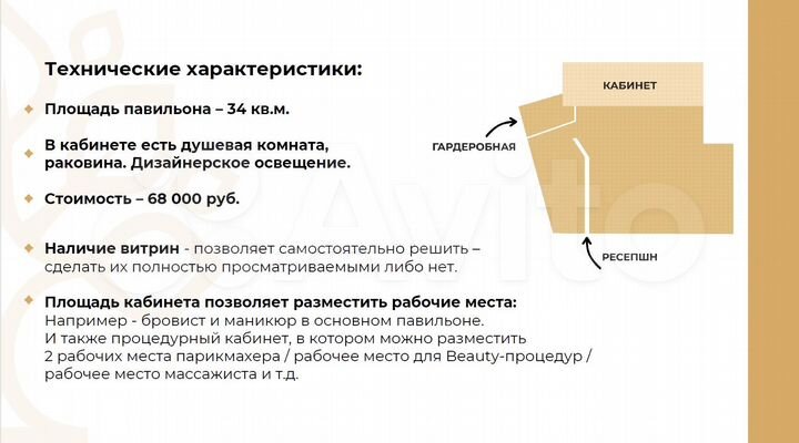 Торговая площадь, 34 м²