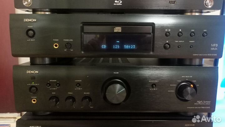 Усилитель и CD плеер Denon
