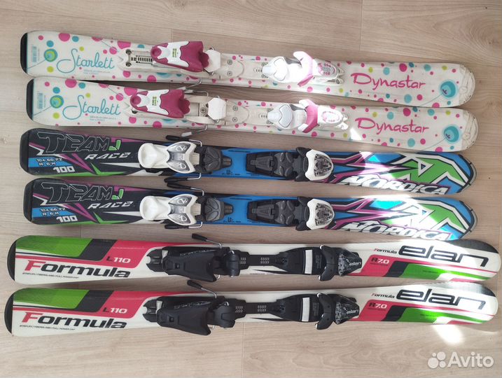 Горные лыжи 100 -135 Ботинки р.27-37 (18-24 см)