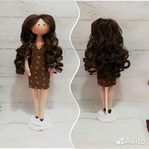 Текстильные портретные куклы