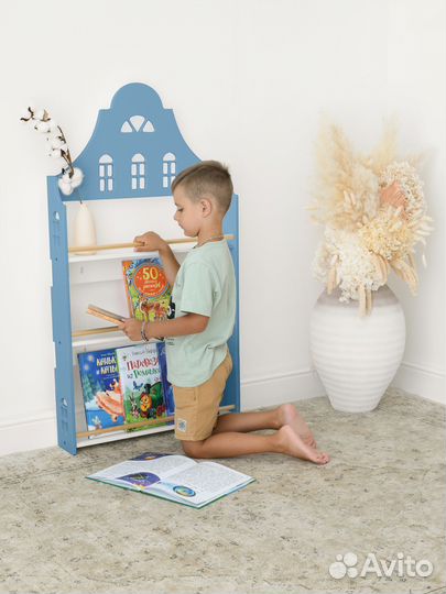 Стеллаж детский для книг 