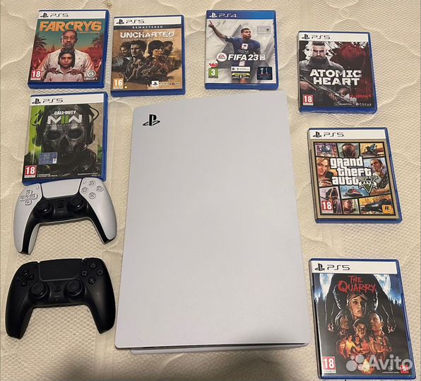 Sony playstation 5 PS5 2 джойстика