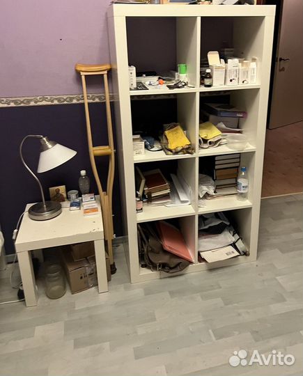 Стеллаж IKEA каллакс 8 ячеек