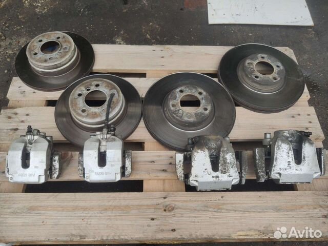 Комплект тормозов на бмв Х5 Е70 4.0D