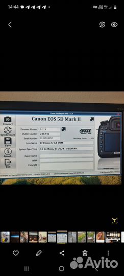 Фотоаппарат canon 5D mark ii