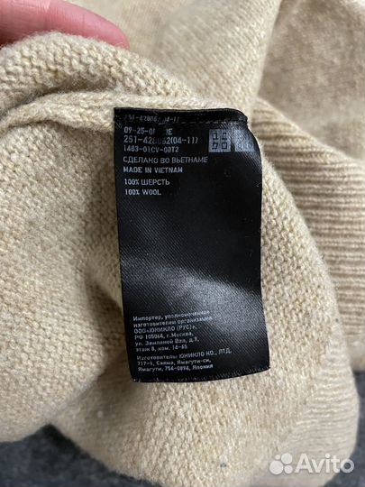 Свитер uniqlo шерсть