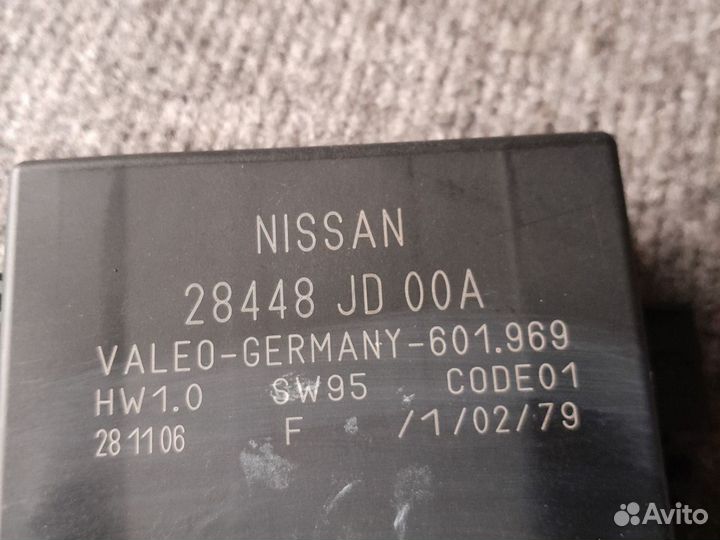 Блок парктроников Nissan Qashqai J10