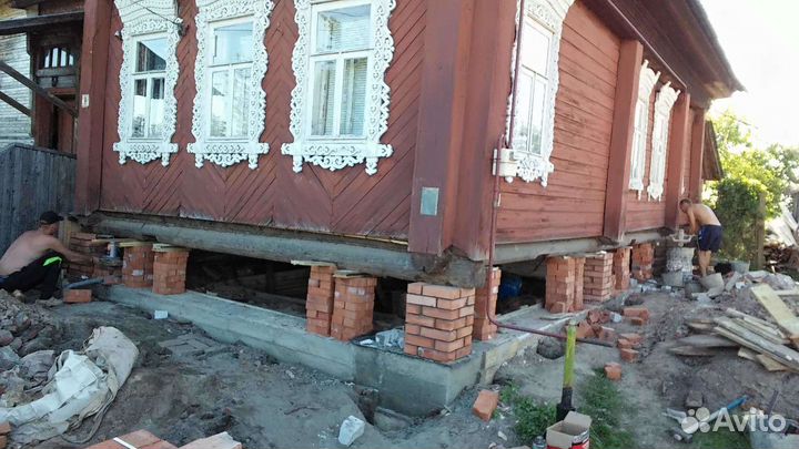 Подъёмы домов, фундаменты,каркасные строения