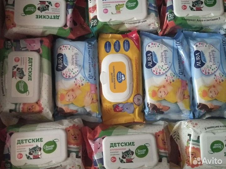Влажные салфетки детские