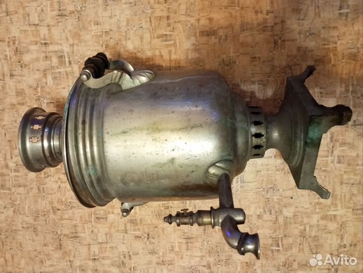 Самовар на дровах старинный спечатью