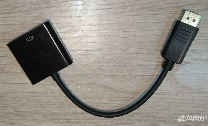 Адаптер переходник с DisplayPort на VGA без аудио