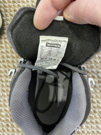 Ботинки треккинговые 40р Quechua mh500 waterproof