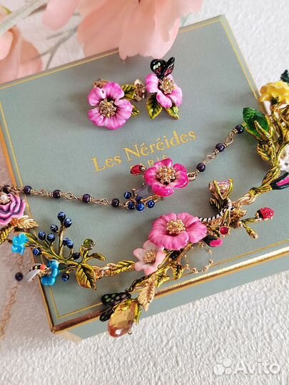 Колье серьги браслет украшения Les Nereides