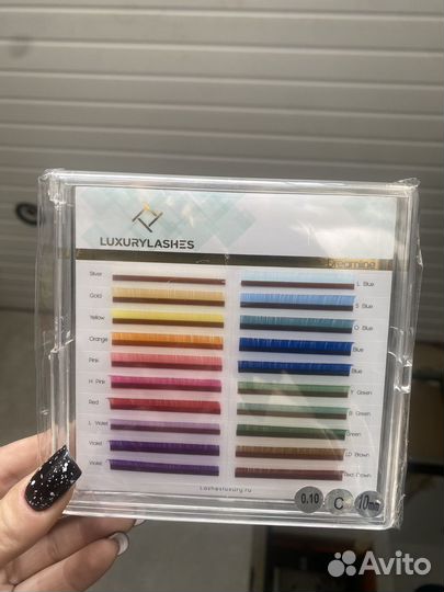 Цветные ресницы для наращивания