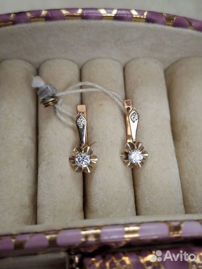 Золотые серьги