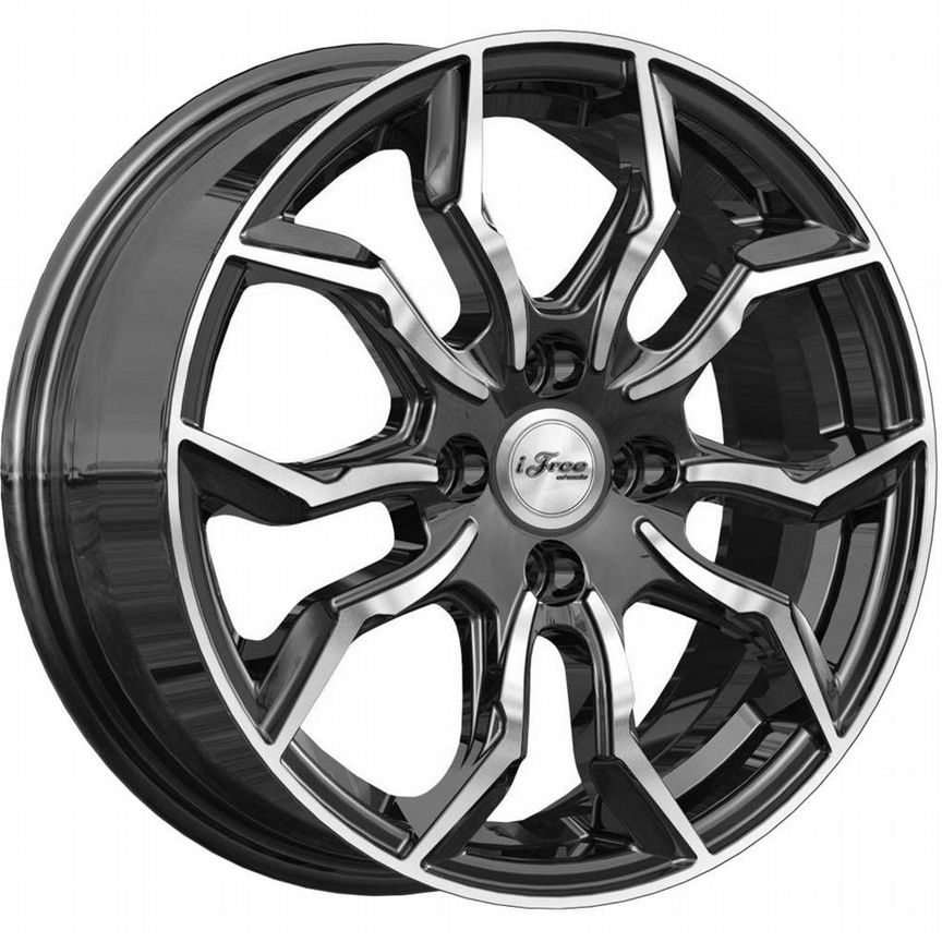 Диски iFree Бохо 6x15 4x100 ET40 D60.1 Блэк Джек