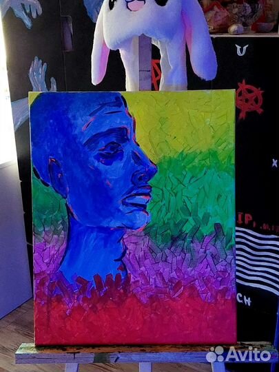 Картина акрилом на холсте
