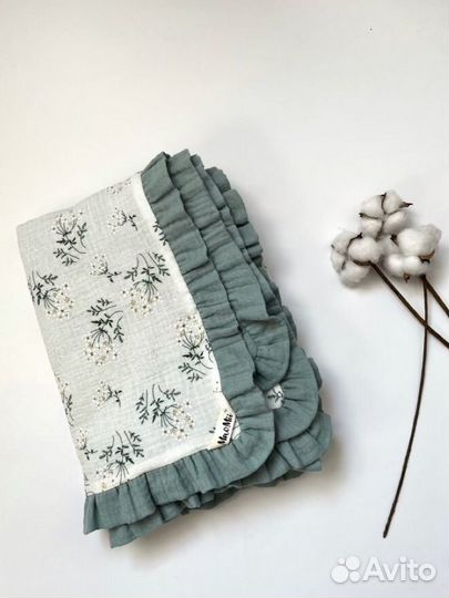 Плед-пеленка из муслина(одеяло,конверт на выписку)